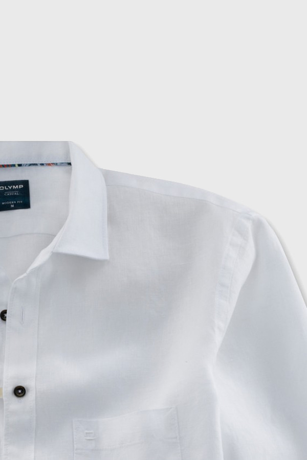 ΠΟΥΚΑΜΙΣΟ ΛΙΝΟ OLYMP - 00 ΛΕΥΚΟ